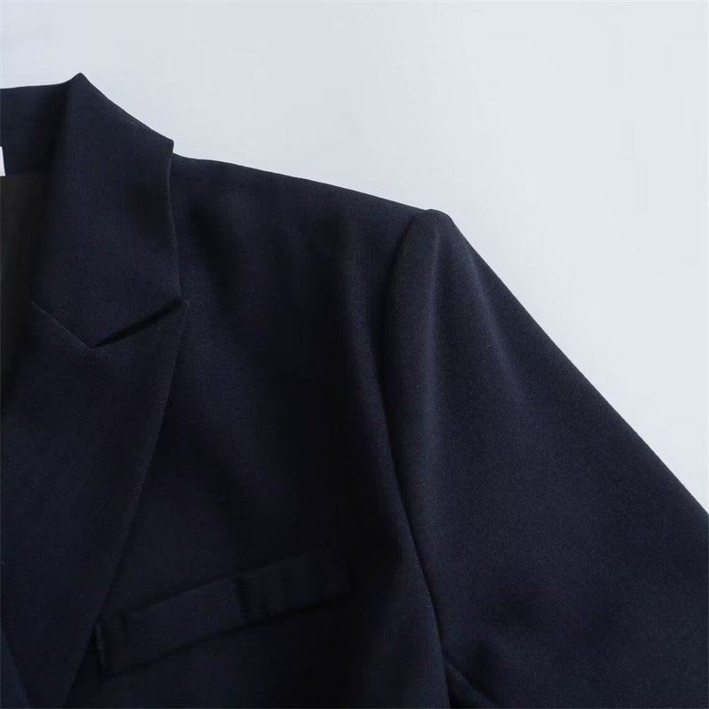 TAOP&ZA women's clothing 2024 early autumn new fashion double-breasted lapel long-sleeved suit commuter loose jacket 1238991
