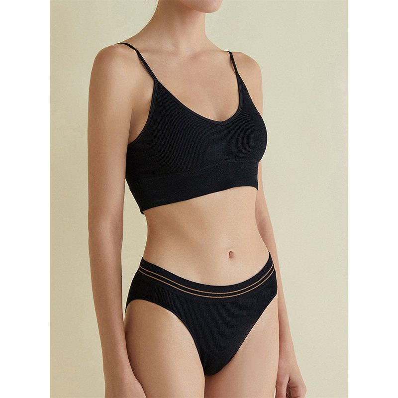 women lingerie backless bra Fitness Underwear Women Seamless Bra Set