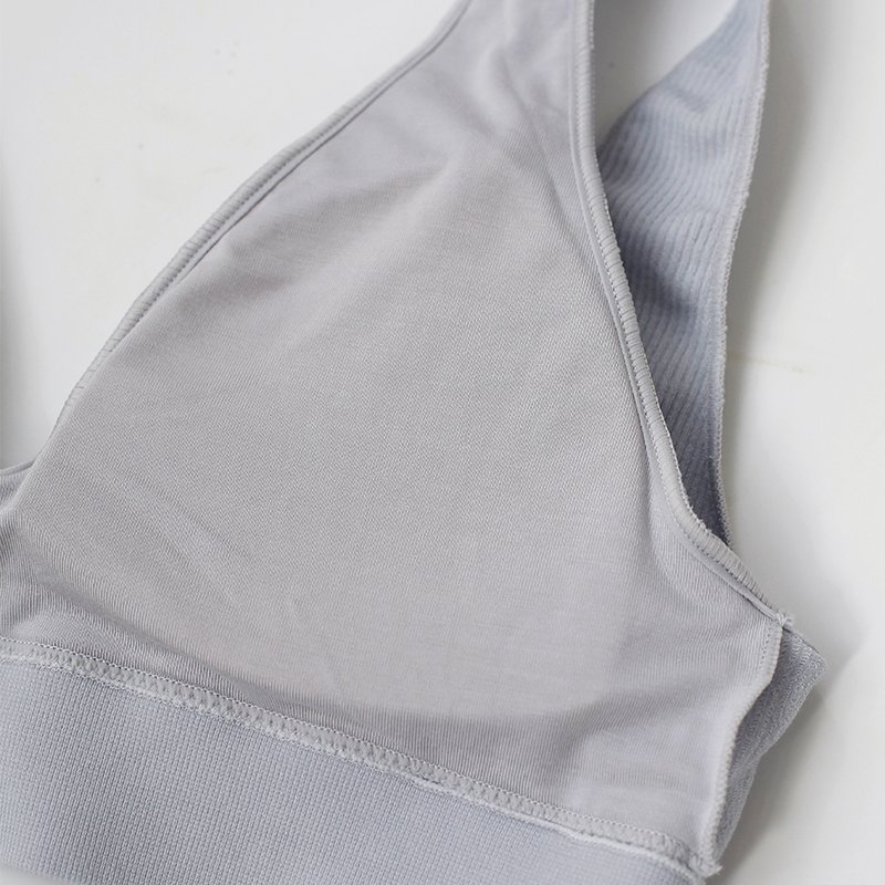 women lingerie backless bra Fitness Underwear Women Seamless Bra Set