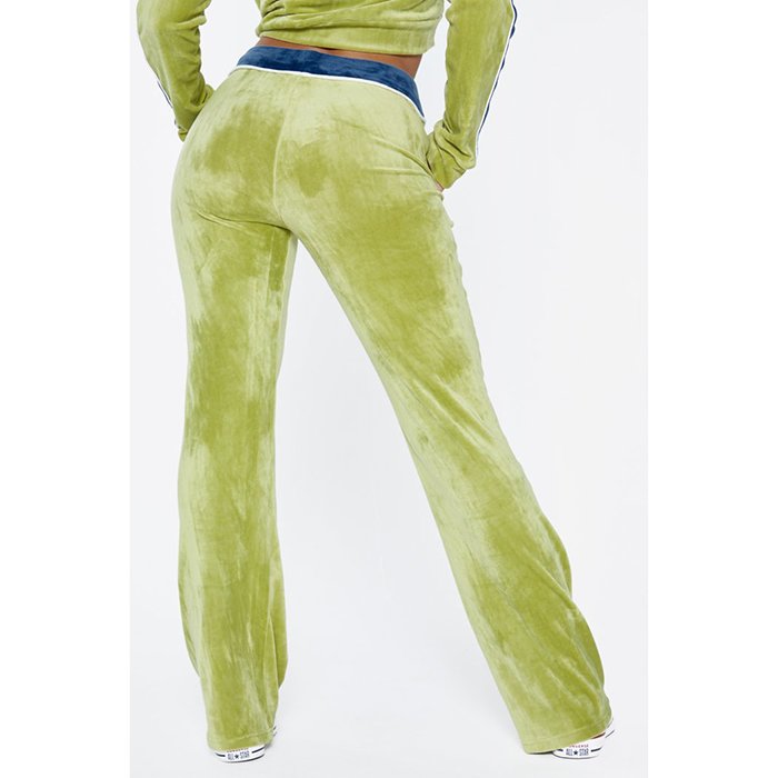 Custom velour tracksuit for women's velvet velour tracksuit jogger set