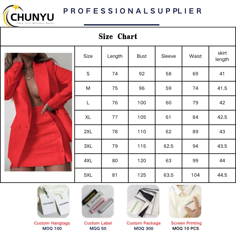 High Quality Womens Office Blazer Suits Ladies Business Plus Size Blazers Elegant Two Piece Sets Short Skirts Women Suits
