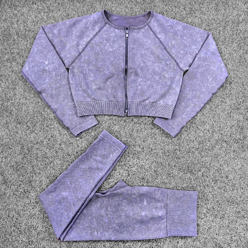 Custom Women 3 Piece Suit Sportswear Workout Clothing Running Sexy Yoga Sport Top Long Sleeve and Yoga Leggings Gym Fitness Sets