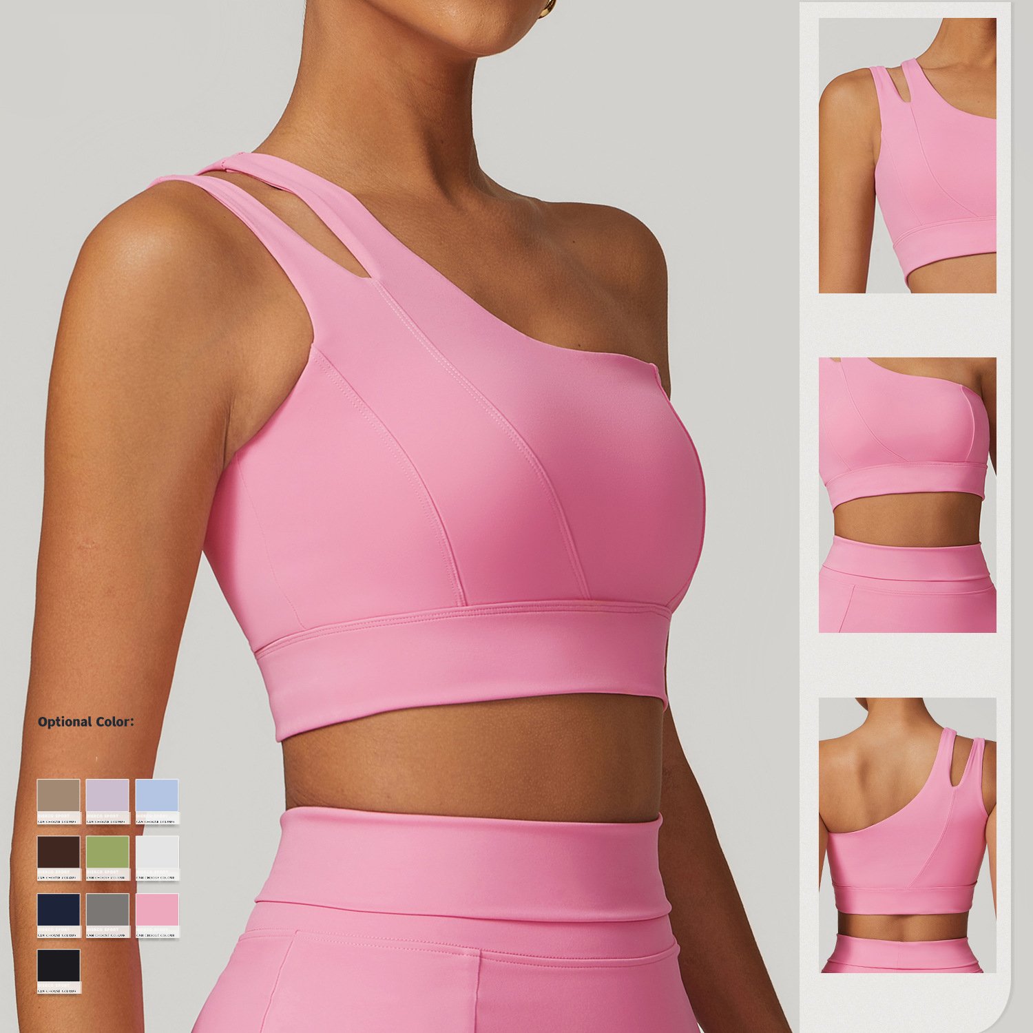 PASUXI Custom 2 Piece Yoga Set Fitness Leggings Nude Sport Yoga Bra For Women Sports Suit Gym Workout Sportswear Women Sets