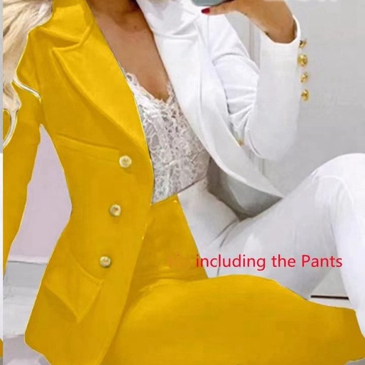 Y220286 Fall Winter women's clothing ladies suits two piece set casual women's suits blazer trouser women's sets