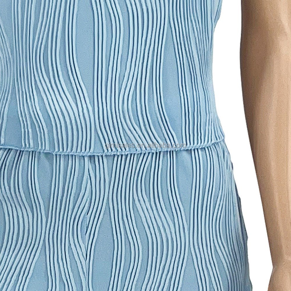 2024 New Arrivals Women clothes set Wave Striped Short sleeve 2 pieces Set Crew Neck T Shirt Sport Casual Pants set for women