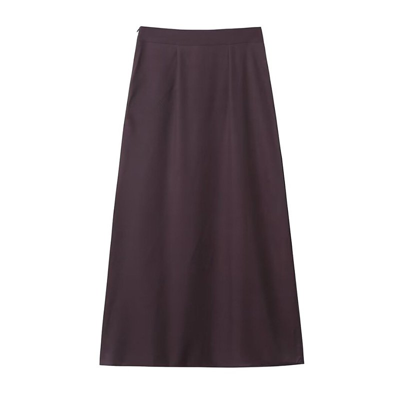 ZATRHMBM 2024 Female Skirts Sets Fashion Printed Short-Sleeved shirt+ High Waist Midi Skirt Two Piece Set For Women
