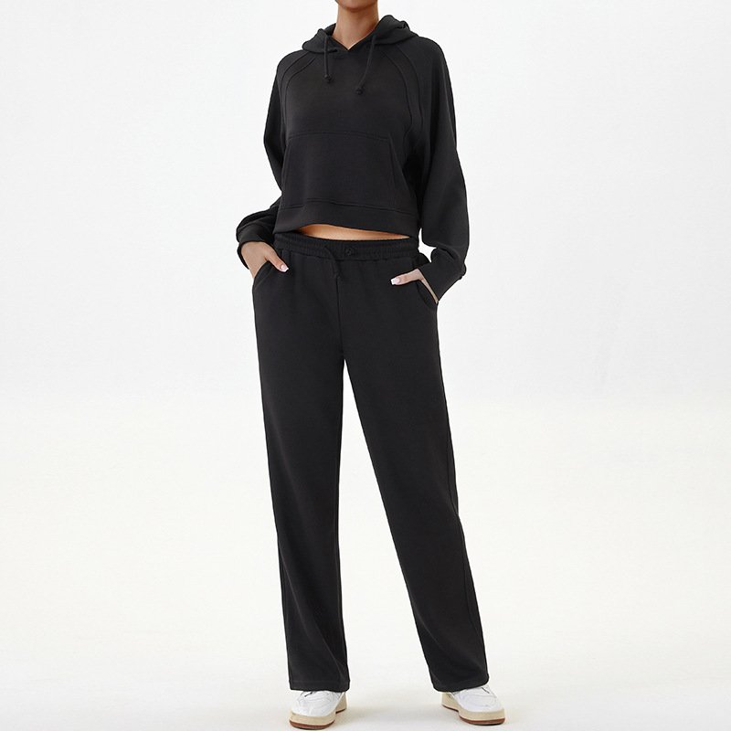 Womens 2 Piece Outfits Lounge Hoodie Sweatsuit Sets Sweatshirt Baggy Fall Fashion Sweatpants with Pockets Women's Hoodies