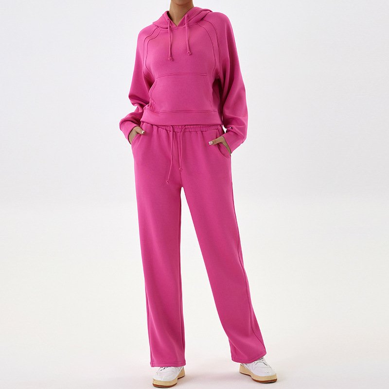 Womens 2 Piece Outfits Lounge Hoodie Sweatsuit Sets Sweatshirt Baggy Fall Fashion Sweatpants with Pockets Women's Hoodies