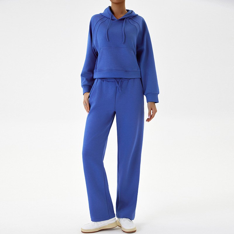 Womens 2 Piece Outfits Lounge Hoodie Sweatsuit Sets Sweatshirt Baggy Fall Fashion Sweatpants with Pockets Women's Hoodies