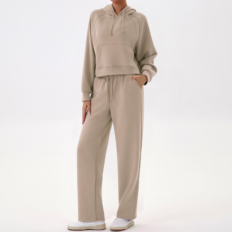 Womens 2 Piece Outfits Lounge Hoodie Sweatsuit Sets Sweatshirt Baggy Fall Fashion Sweatpants with Pockets Women's Hoodies
