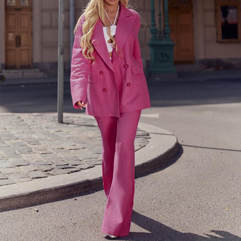 2024 The Latest Custom Casual Elegant Suit Set Two Piece Suit And Pants Set Plus Size Women's Sets