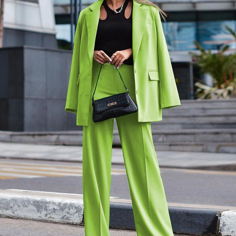 2024 The Latest Custom Casual Elegant Suit Set Two Piece Suit And Pants Set Plus Size Women's Sets