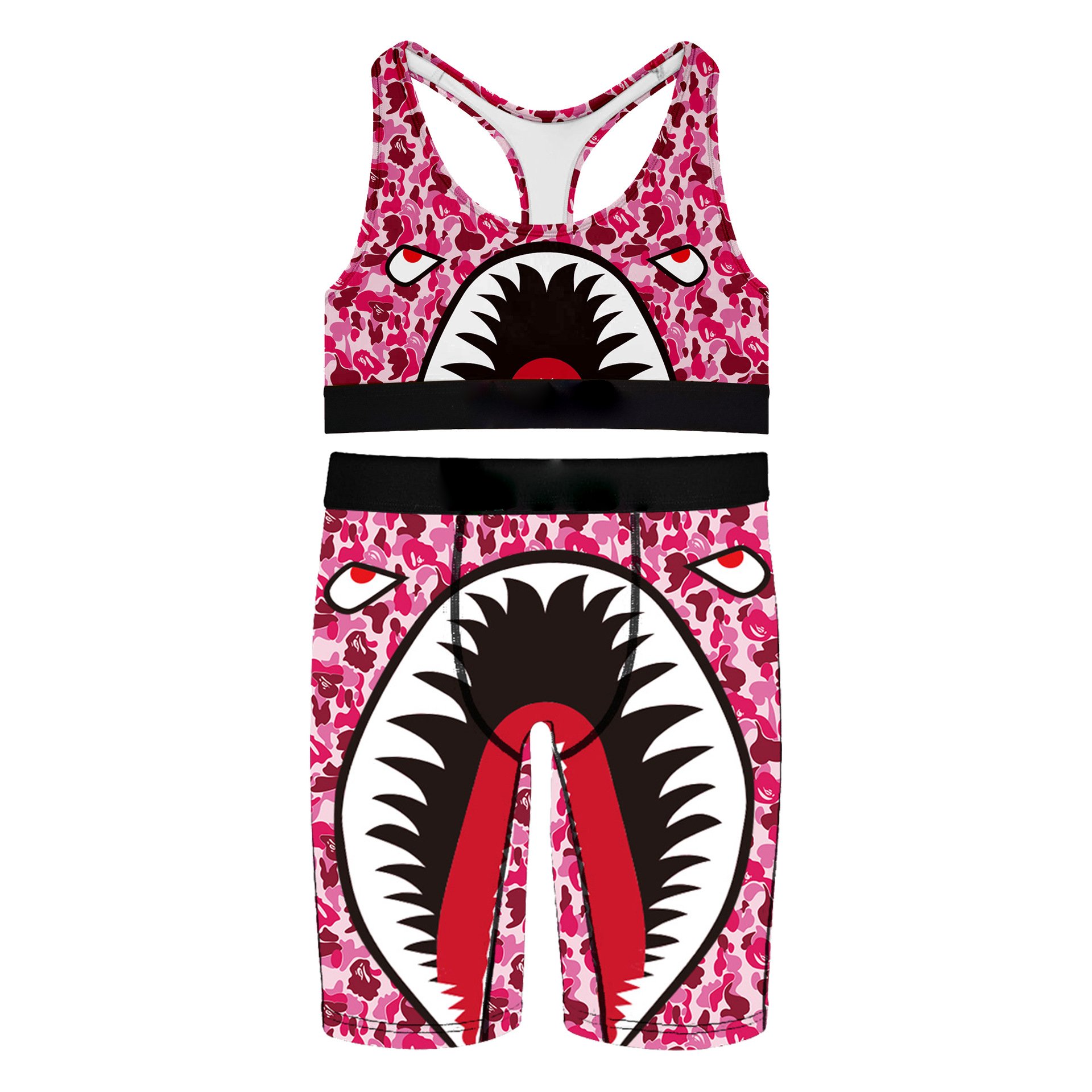 Brand quality new Designer brand women's set 2pc Jogger Plus Size Bra Short Girl Women Sets Underwear Boxers