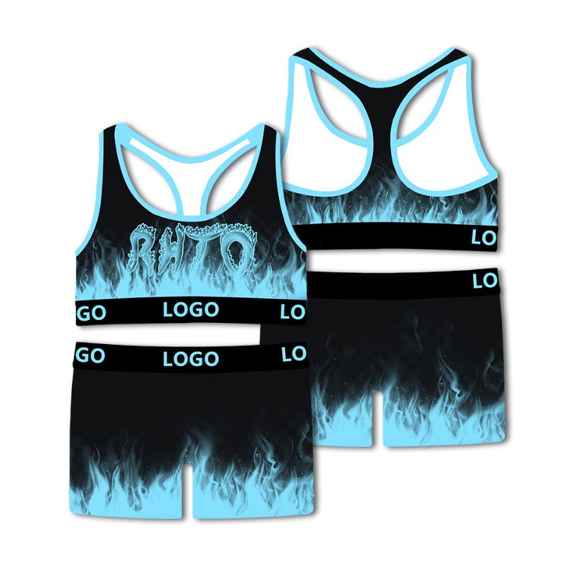 Brand quality new Designer brand women's set 2pc Jogger Plus Size Bra Short Girl Women Sets Underwear Boxers