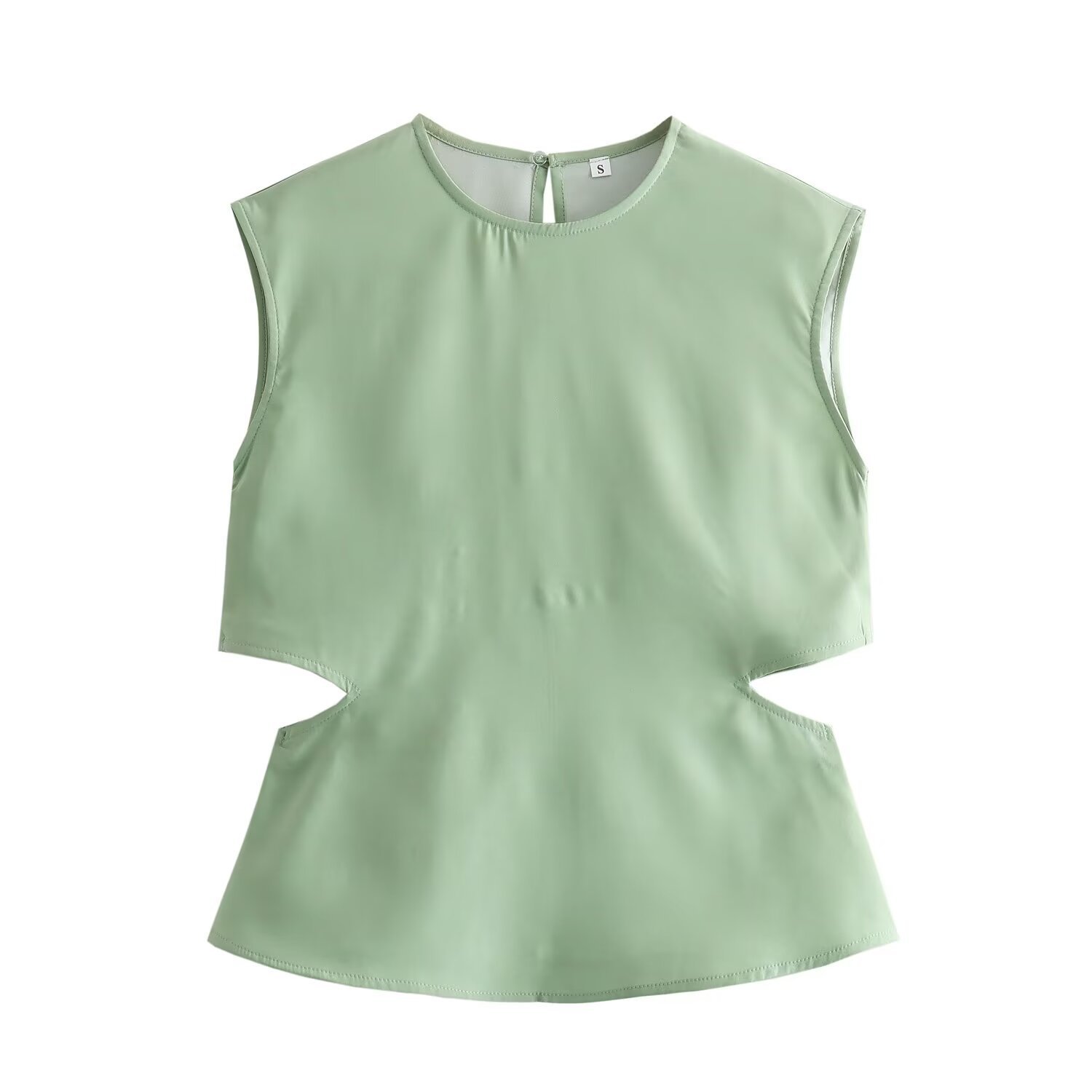Office Lady V-Neck Solid Color Vest Sleeveless Fashion Suit For Women Pant Sets Elegant Women's Two Piece Set