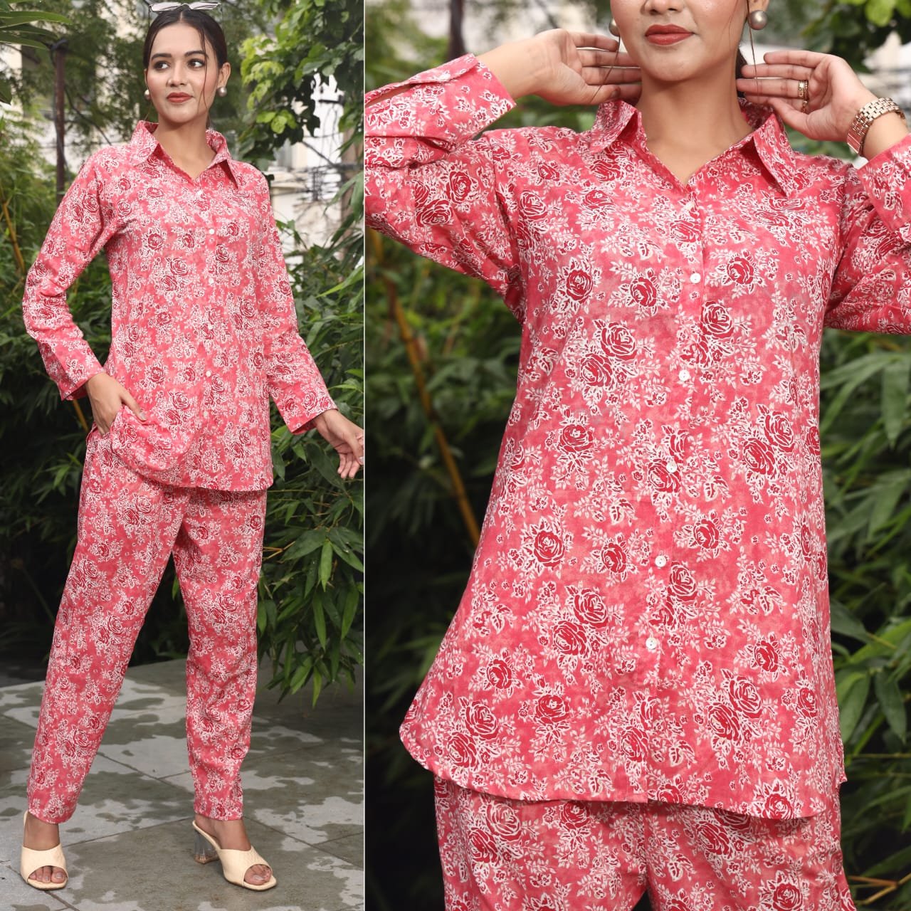 Comfortable and Stylish Women's Cotton Coord Sets Collection Fashion-Forward Cotton Coord Sets for Women