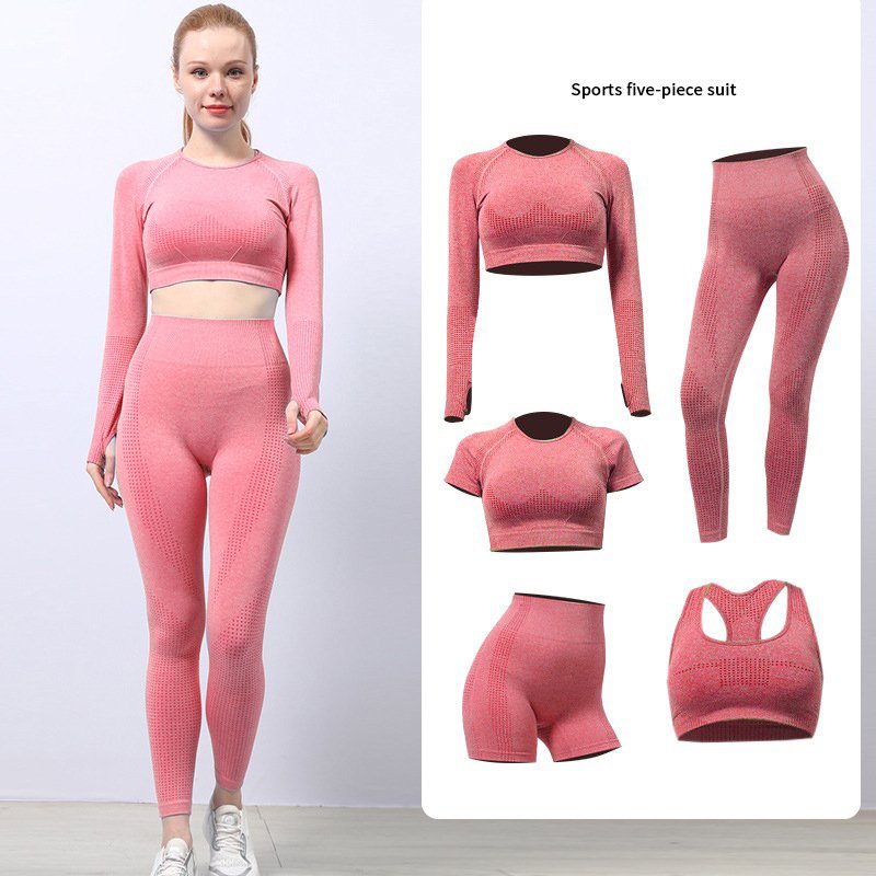 Sportswear Gym Fitness Clothing Active Wear Outfits Workout Set Bike Shorts Seamless Leggings Sports Bra Yoga Clothes For Women