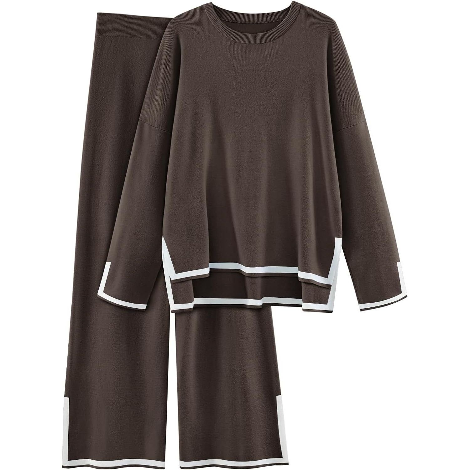 Custom Made Fashion Sweatsuits Home Wear Outfit Sweats Casual Loungewear Fashion Pullover Sweatsuits For Women