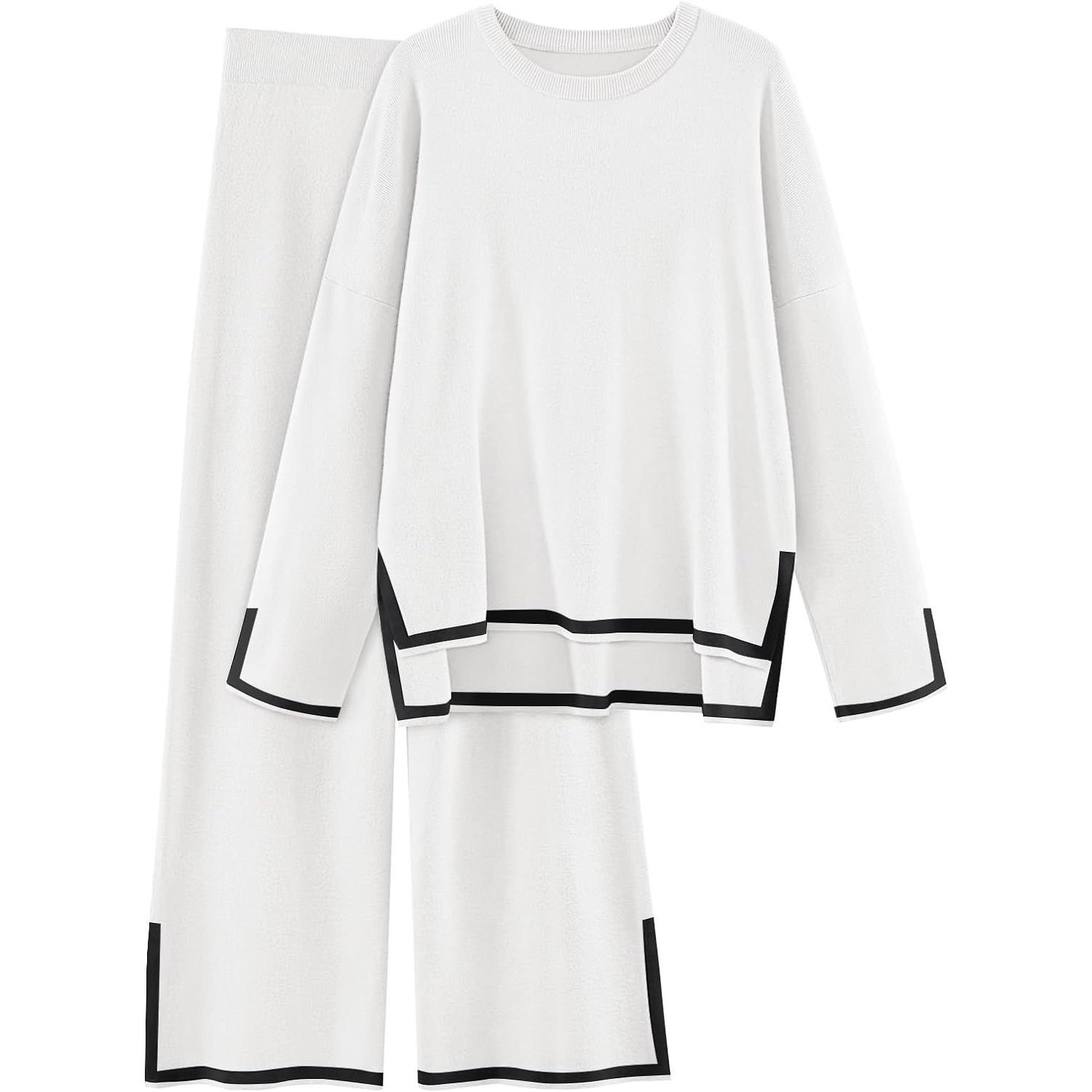 Custom Made Fashion Sweatsuits Home Wear Outfit Sweats Casual Loungewear Fashion Pullover Sweatsuits For Women