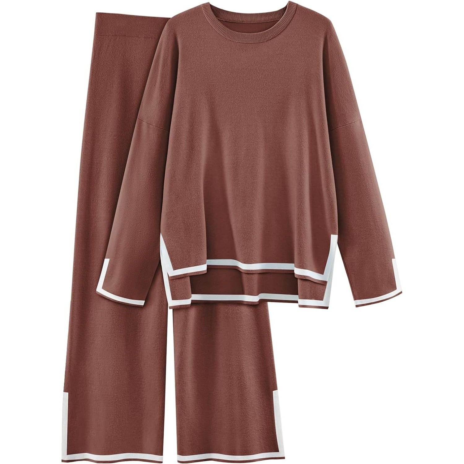 Custom Made Fashion Sweatsuits Home Wear Outfit Sweats Casual Loungewear Fashion Pullover Sweatsuits For Women