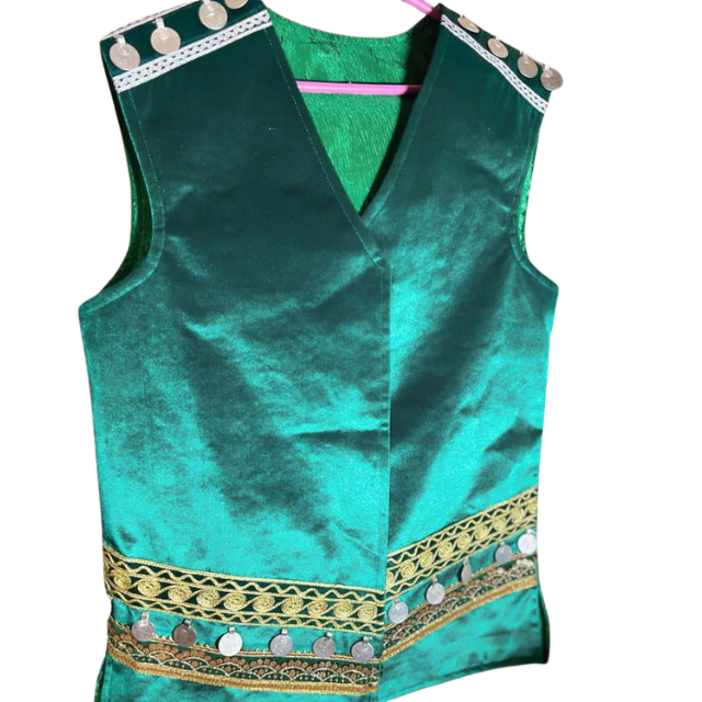 2024 Tribal Ethnic Vintage Afghan Kuchi Unisex Dresses Afghan Kuchi Tribal Wedding Couple Dress Women's Sets & Matching Men Vest
