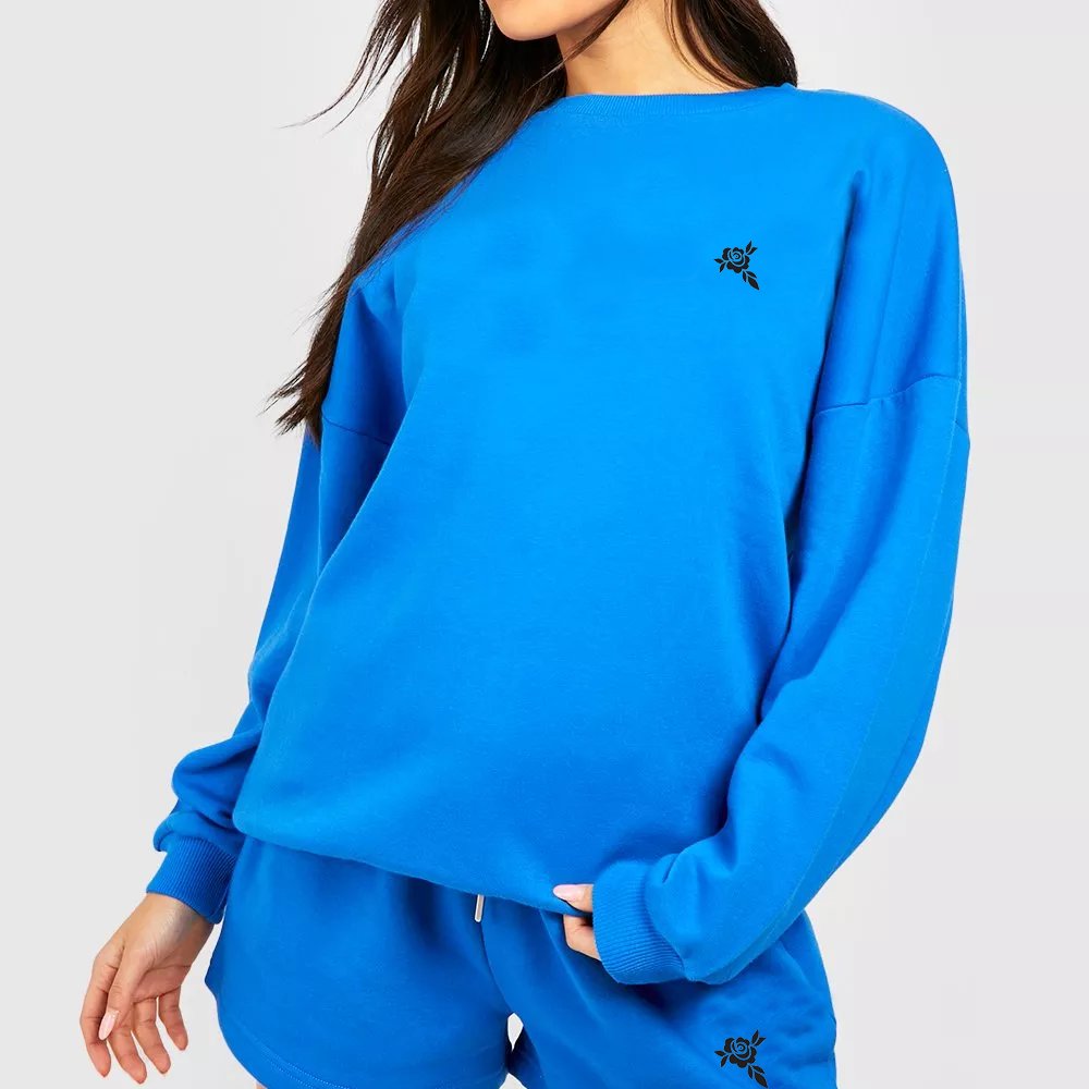 Crop Top Hoodie Short Jogger Set Outfits Women Clothing Blank Cropped Hoodie and Shorts Set 2024 Custom Ladies Female Casual Set