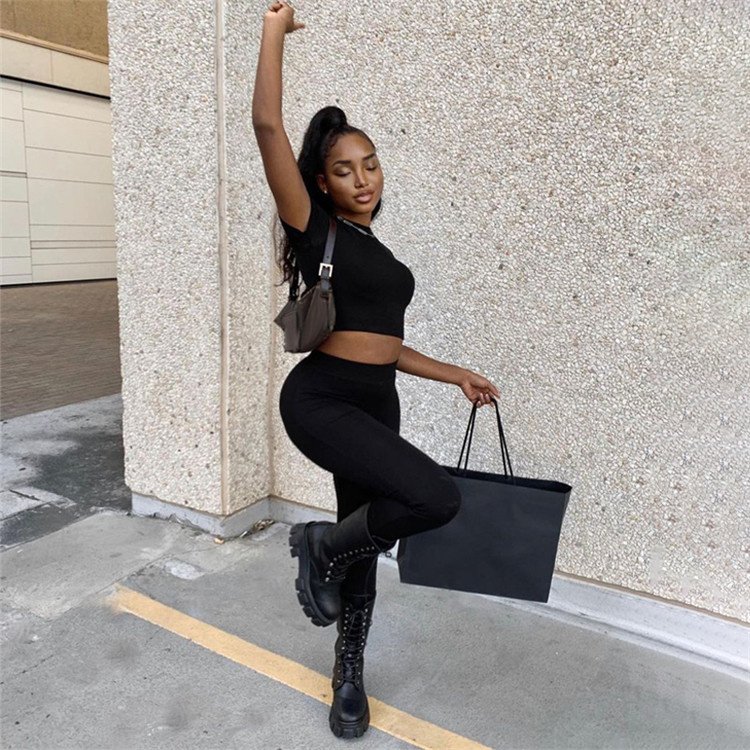 Hot Selling Women Clothes 2021 2 Piece Set Women Two Piece Pants Set