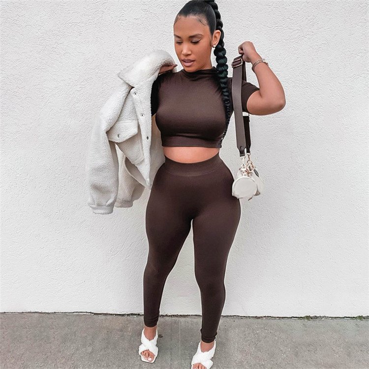 Hot Selling Women Clothes 2021 2 Piece Set Women Two Piece Pants Set