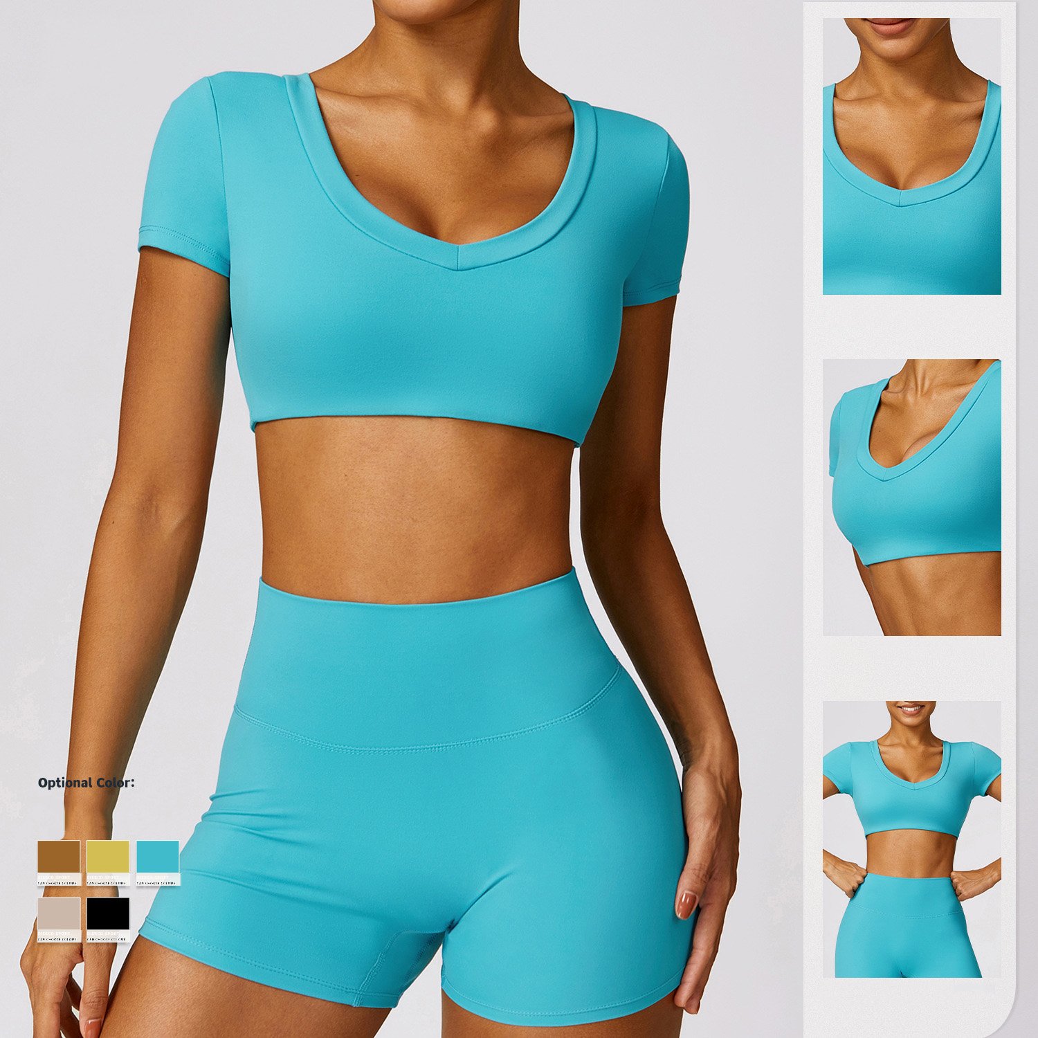 PASUXI Wholesale Athletic Clothing Ladies Gym Fitness Sports Workout Yoga Clothes Suit Activewear Seamless Women Yoga Set