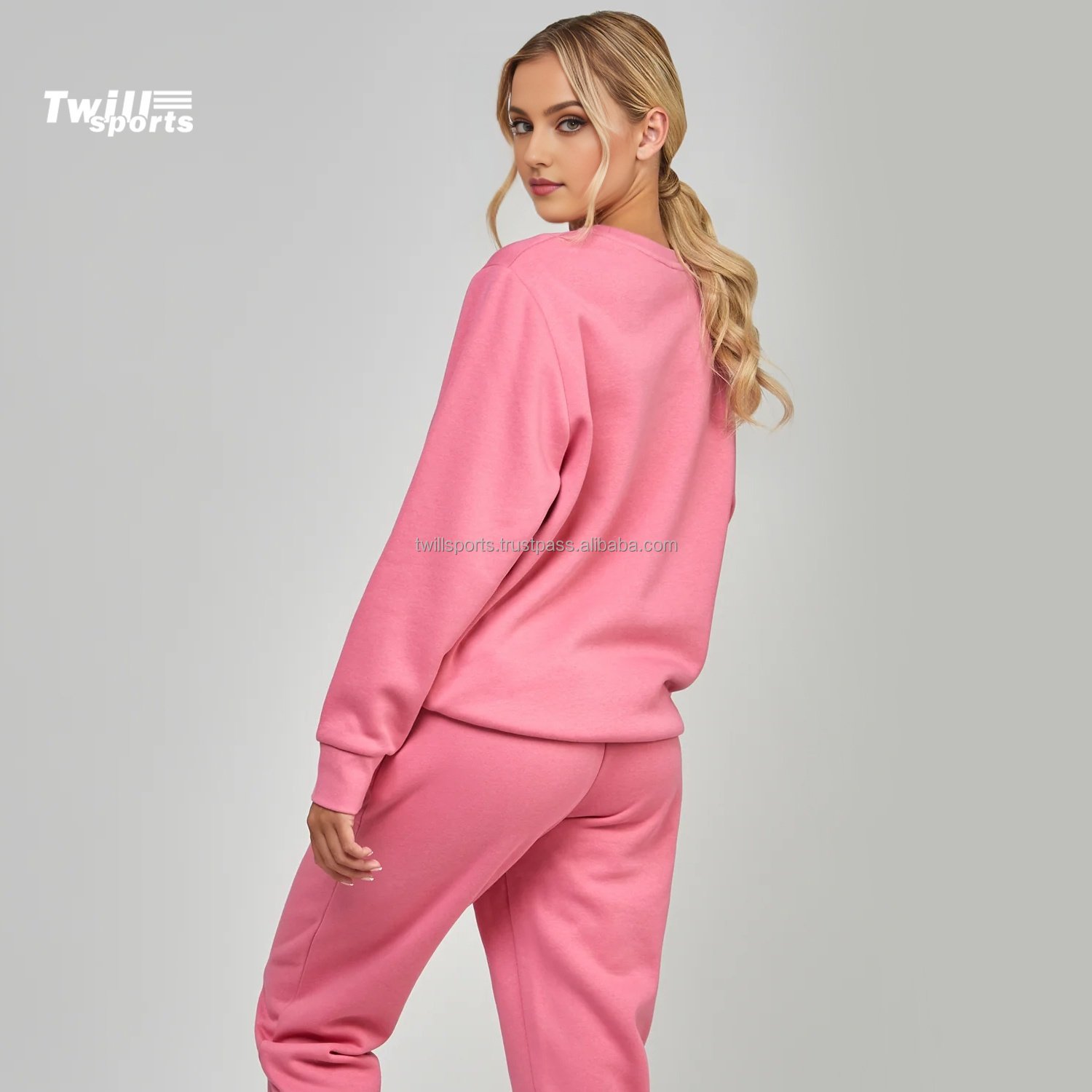 Two Piece Set Casual Fleece Tracksuit Women Winter 2020 Women's Sets Sweatshirt Long Sleeve Sport Pants Lady Suit