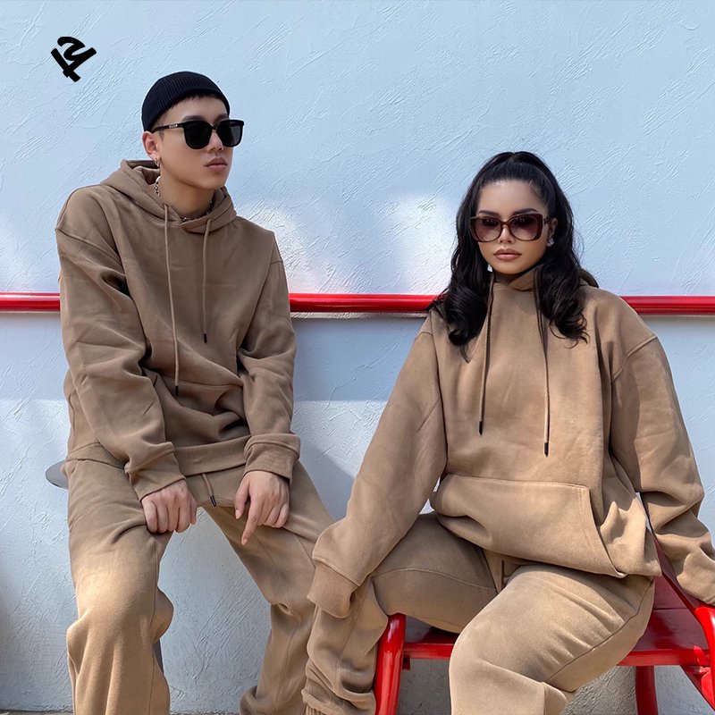 Os016 Custom Plus Size Women's Sets Streetwear Y2k Loungewear Women Set Two Piece Sweatpants Jogger And Hoodie Tracksuit Set