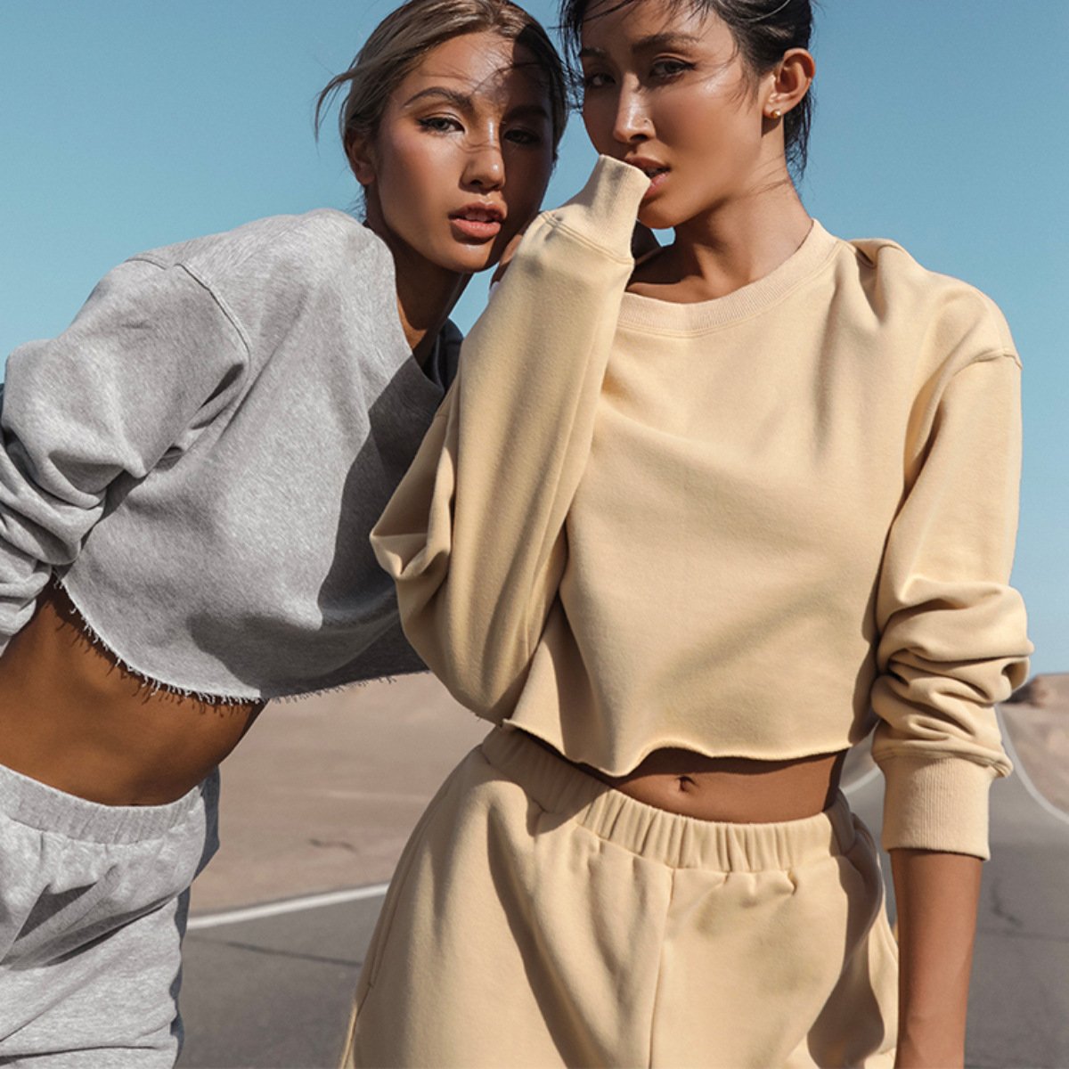 New Fashionable Fall Set Cheap Sweatshirt Two Pieces Pant Sets Women Jogger Sweatsuit Set