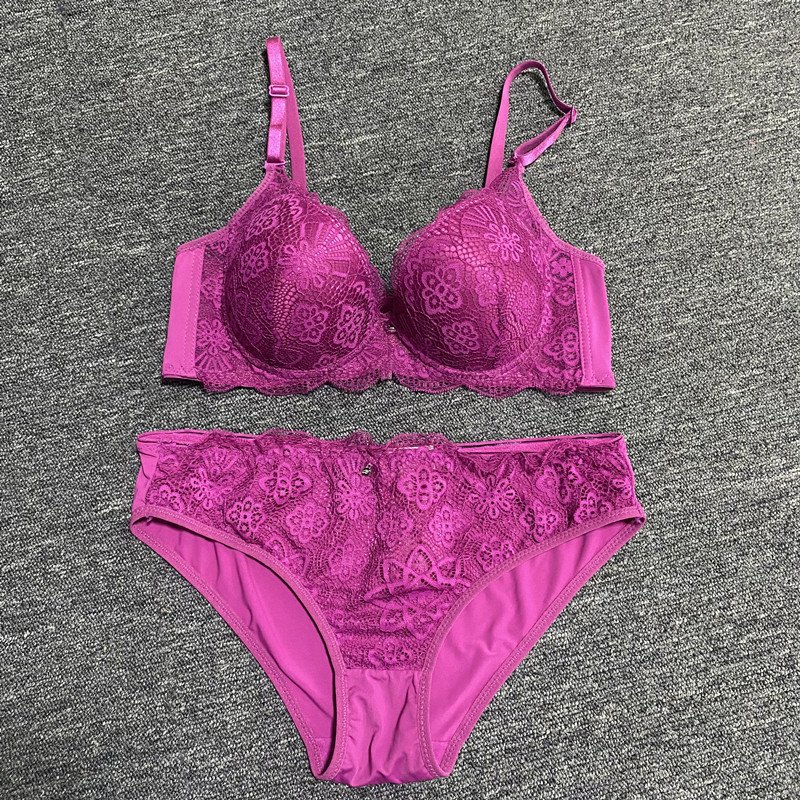 Customized Ladies Bra And Panty Sets Women'S Bralette Woman Underwear Ladies bra brief set
