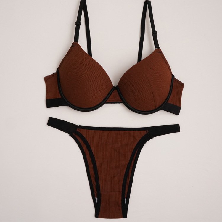 Charming Bra Underwear Set Two Piece Women'S Underwear Push Up 2023 New Japanese Mature Women Sexy Plus Size Lingerie Hot Sale