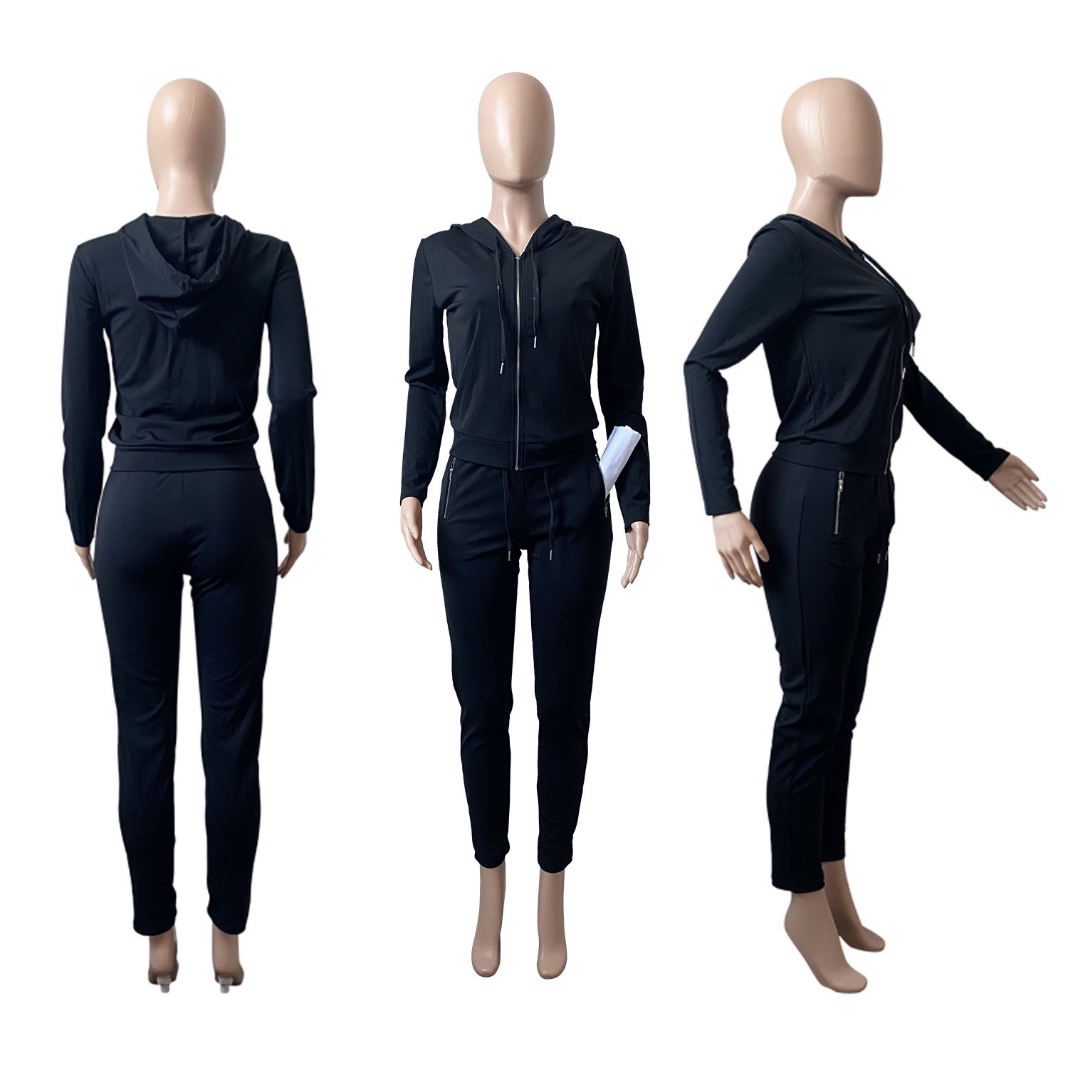 2021 tracksuit Fall Winter New Women's Hoodies Cotton Sweatshirts Wholesale Customized Oversized Streetwear Hoodie 2 Piece Set