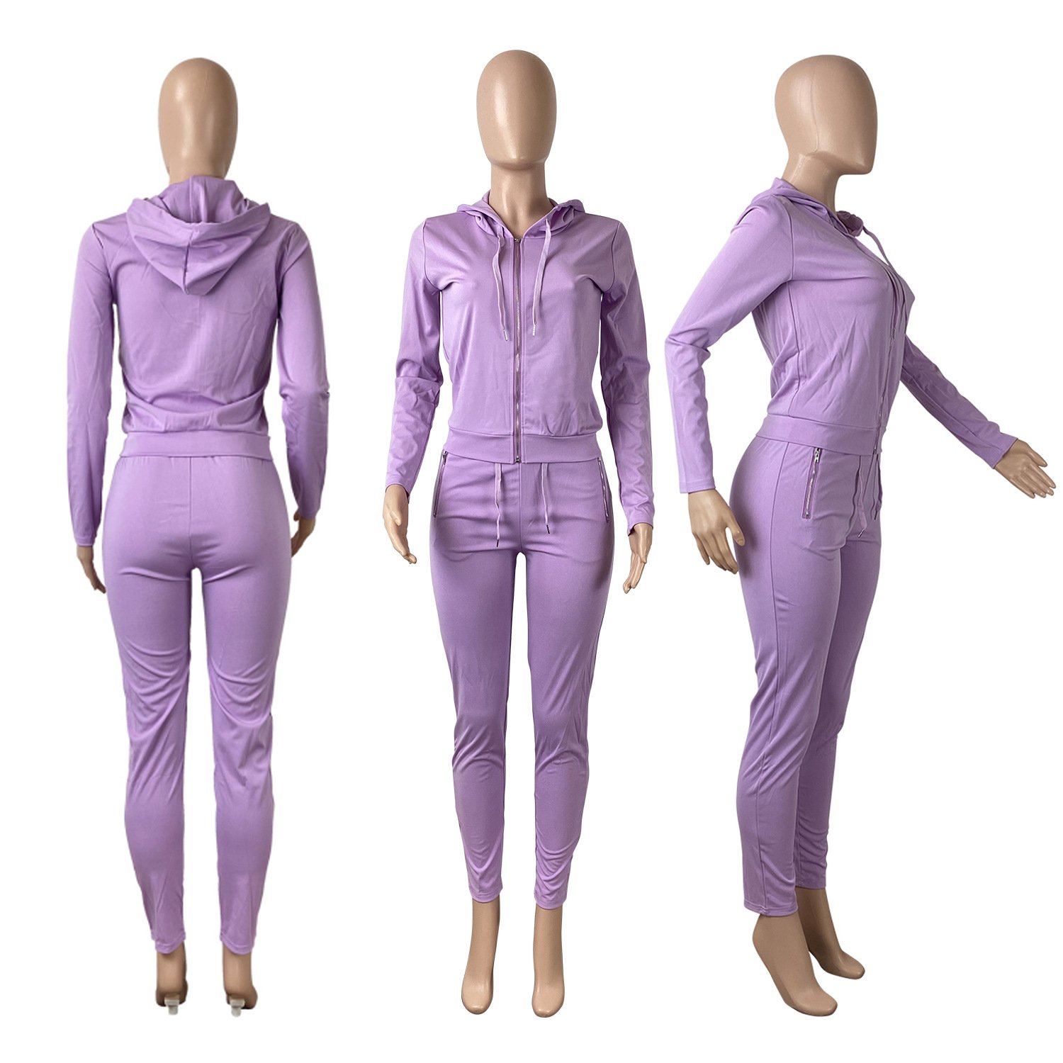 2021 tracksuit Fall Winter New Women's Hoodies Cotton Sweatshirts Wholesale Customized Oversized Streetwear Hoodie 2 Piece Set