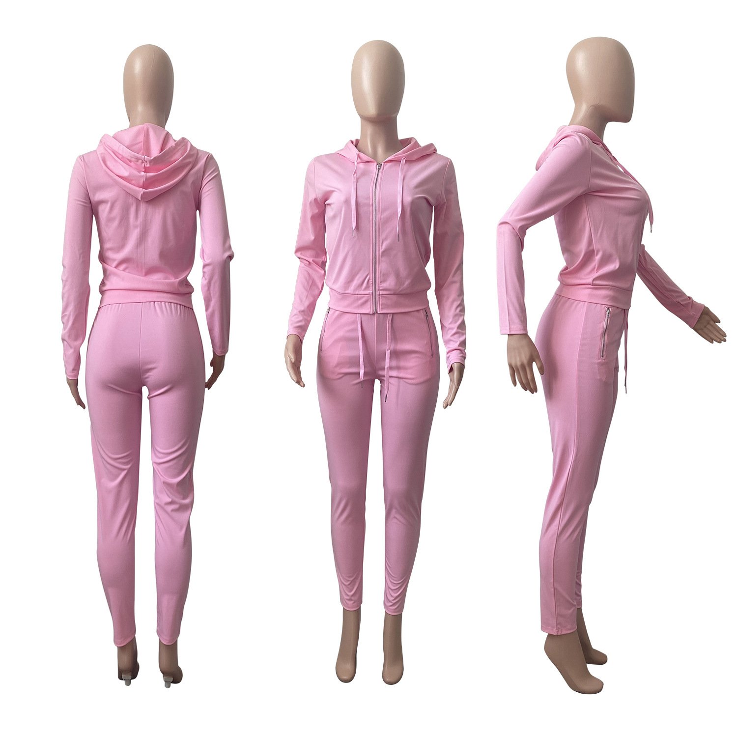 2021 tracksuit Fall Winter New Women's Hoodies Cotton Sweatshirts Wholesale Customized Oversized Streetwear Hoodie 2 Piece Set