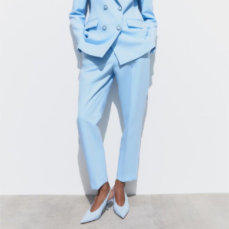 MYST&ZA women's 2024 spring and summer new style casual temperament versatile high-waisted trousers 2725593 suit jacket 2721593