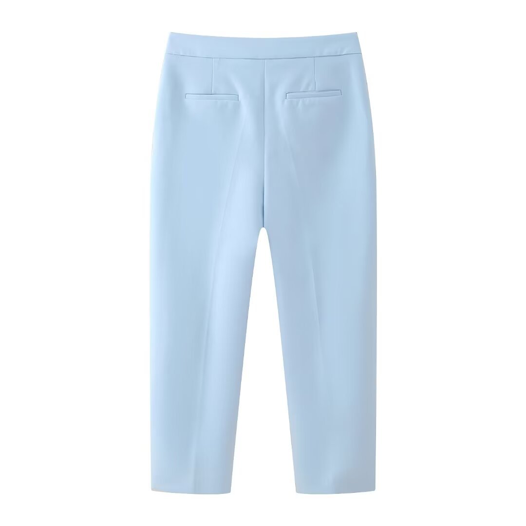 MYST&ZA women's 2024 spring and summer new style casual temperament versatile high-waisted trousers 2725593 suit jacket 2721593