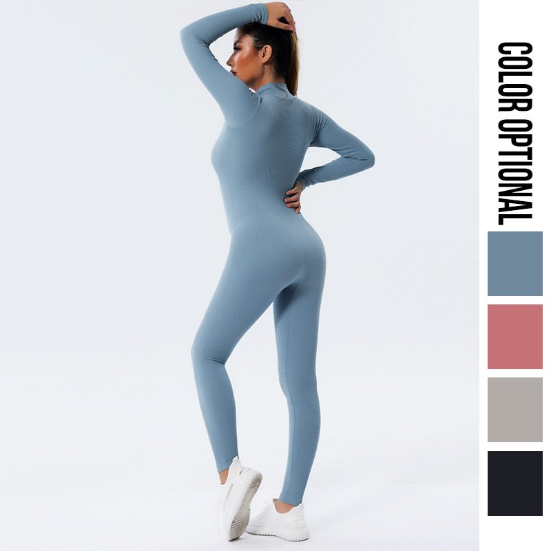 Sleeveless Fitness Sportswear Yoga Seamless Set Workout Rompers women's dance yoga fitness jumpsuit