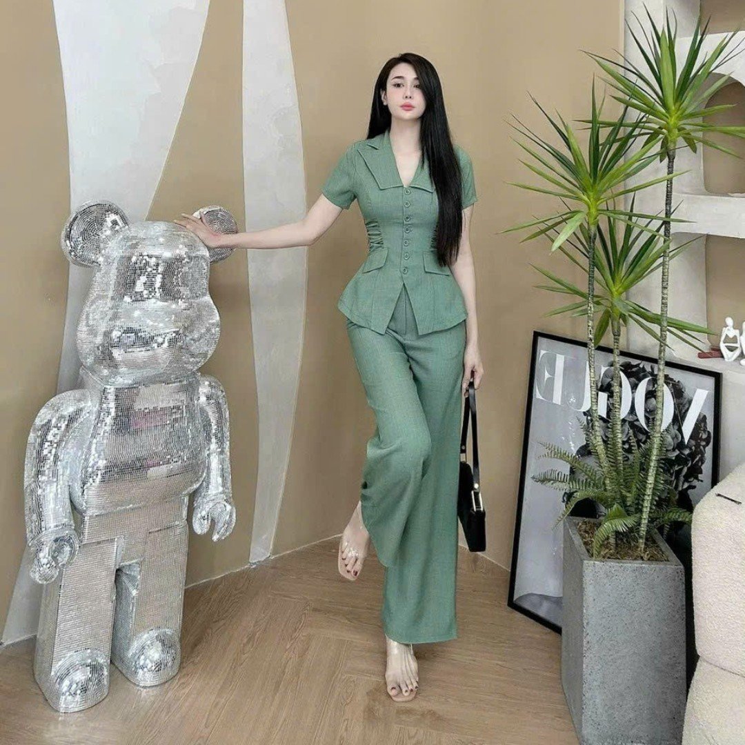 elegant 2023 Clothes Women Set long Factory Natural Customized Packaging Vietnam Manufacturer Set long for girl 2 piece So