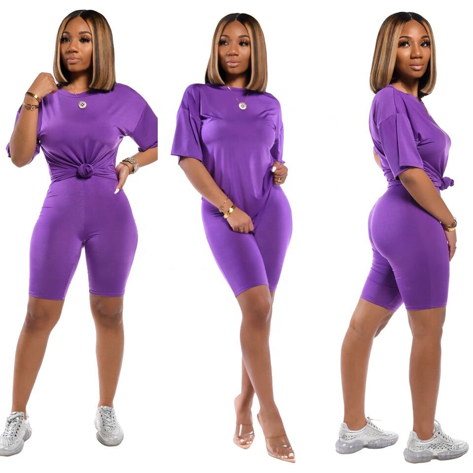 Custom Tracksuit High Quality Women's Tracksuit Set Shirt and jogging Short Set Sport wear Women's Sets