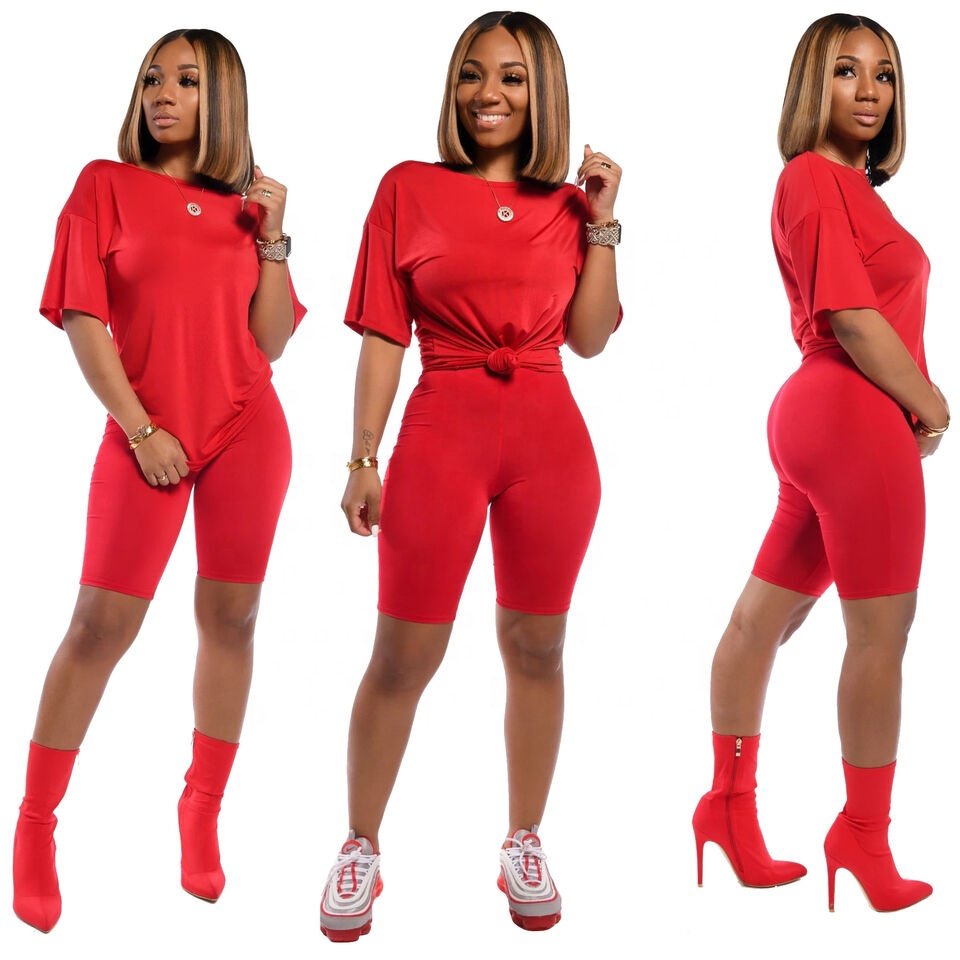 Custom Tracksuit High Quality Women's Tracksuit Set Shirt and jogging Short Set Sport wear Women's Sets