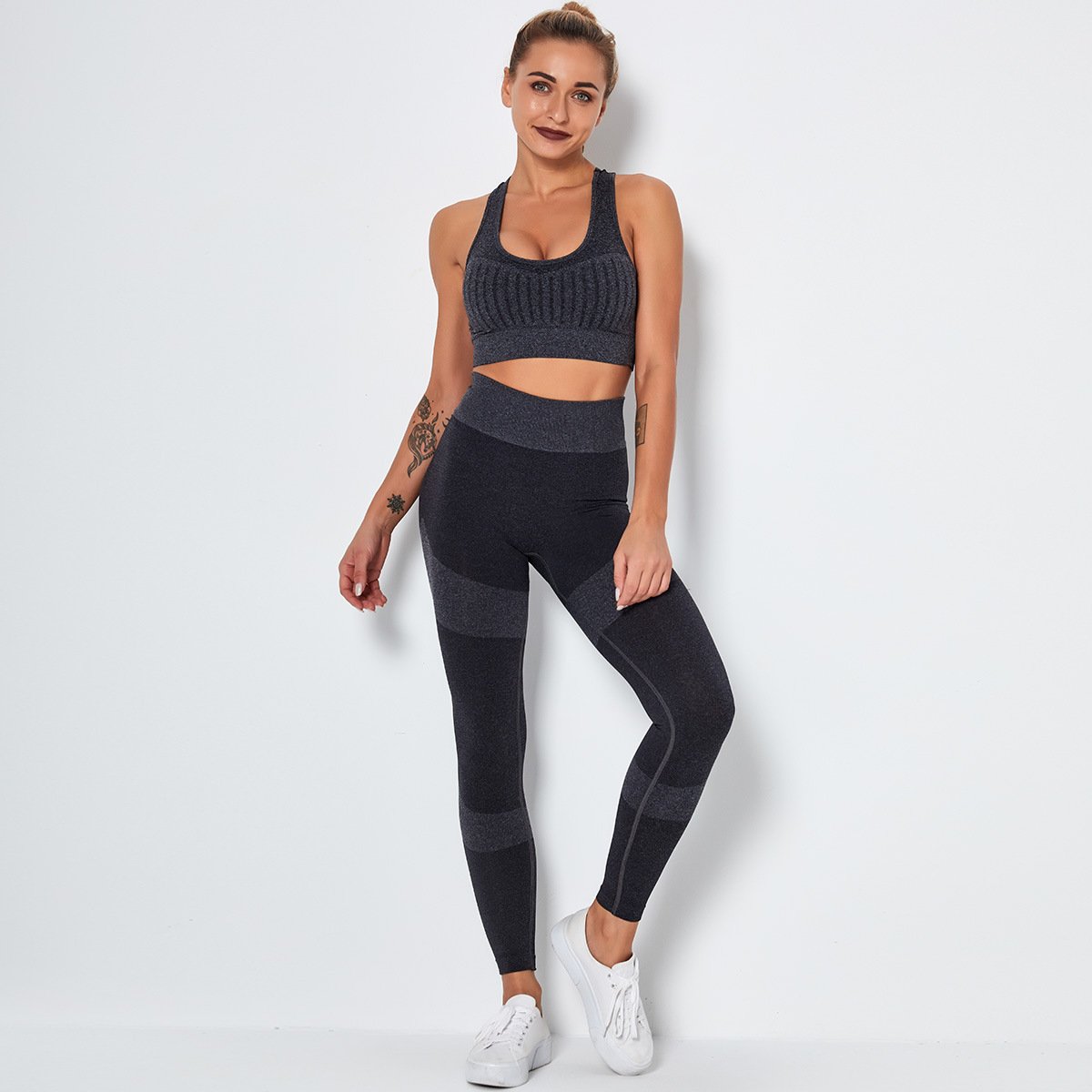 Yoga Set Pant Bra Gym Tracksuit Yoga Bra Seamless Leggings Running Women Tops Pant Bicycle Outdoor Sportswear