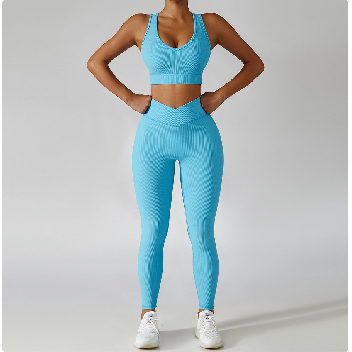 Wholesale Gym Clothes Custom 2024 Activewear Plus Size Gym Fitness Sets Yoga 3 Piece Sets Women's Active Wear Clothing