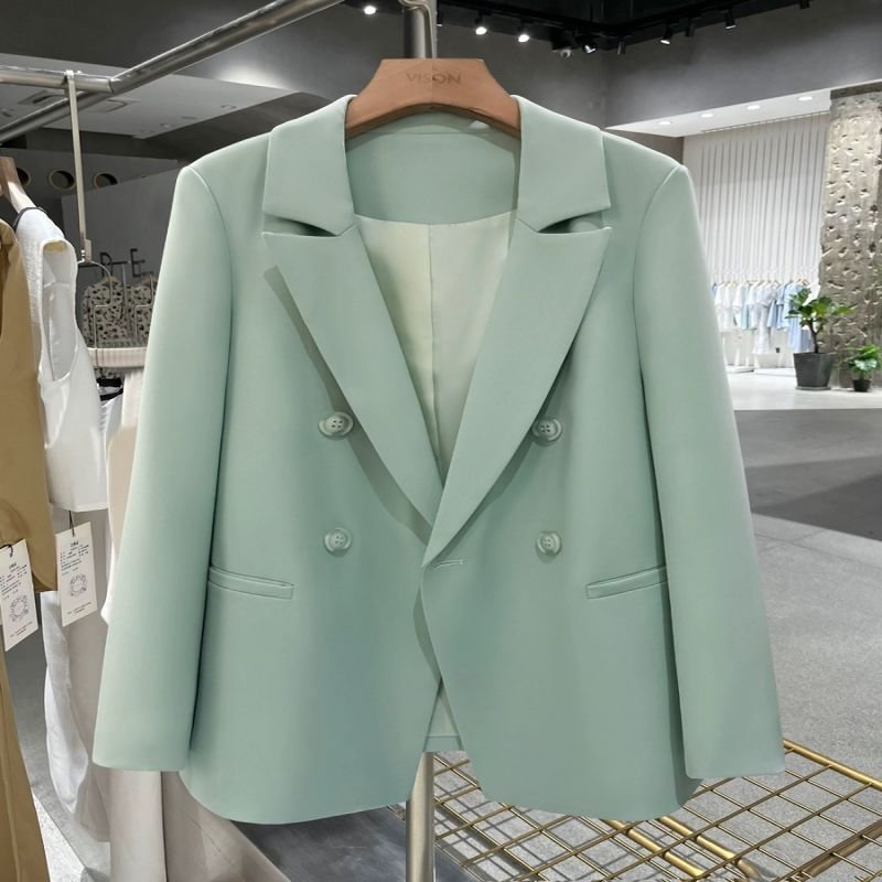 Wholesale fashion women's outerwear design sense casual long sleeved loose suit outerwear women's set