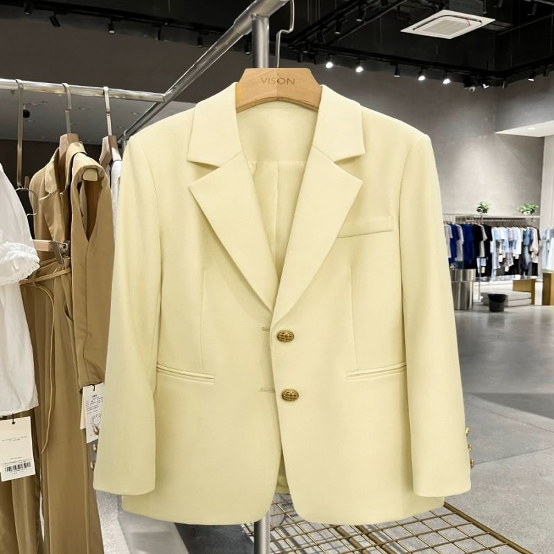 Wholesale fashion women's outerwear design sense casual long sleeved loose suit outerwear women's set
