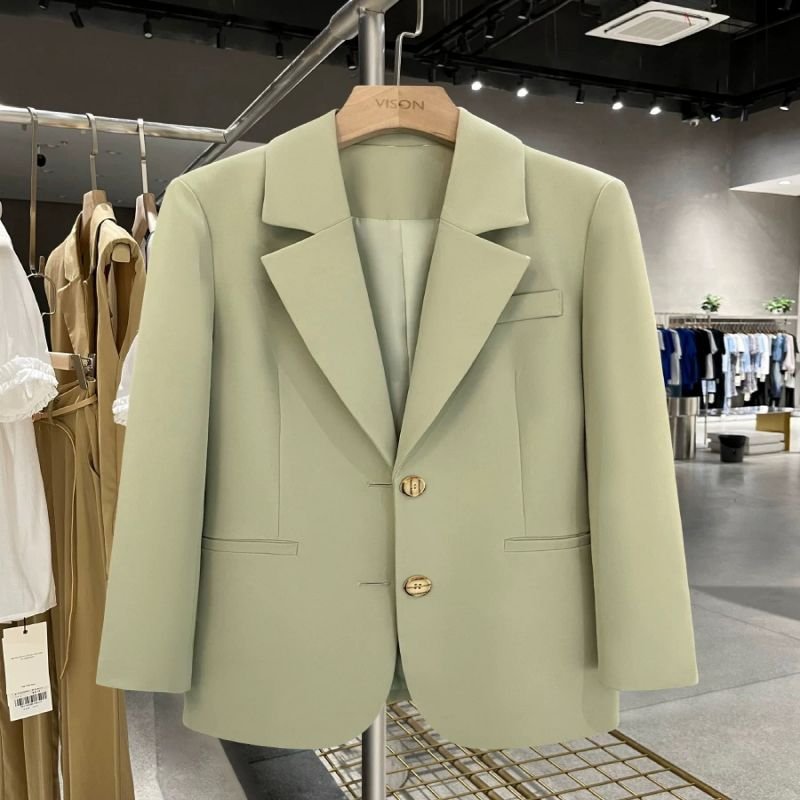 Wholesale fashion women's outerwear design sense casual long sleeved loose suit outerwear women's set