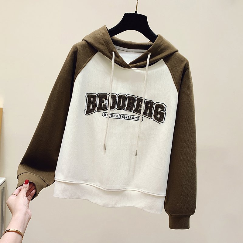 custom wholesale hoodi high quality 100% cotton plain cropped puff print hoodies set and sweatshirt for women manufacturer