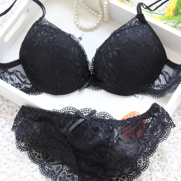 Sexy lace women's underwear Bra Set women push up bra set lingerie underwear